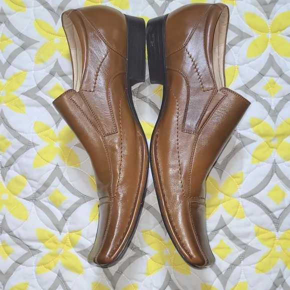 Steve Madden Jaredd Stitched Slip On Shoes Brown Size 13 Men's - Picture 3 of 7
